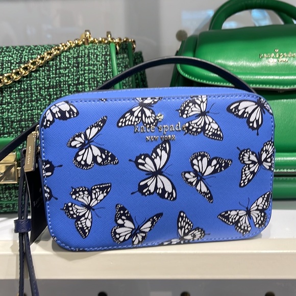 Kate Spade staci mini camera bag butterfly sky blue multi
KB521 - Picture 10 of 16